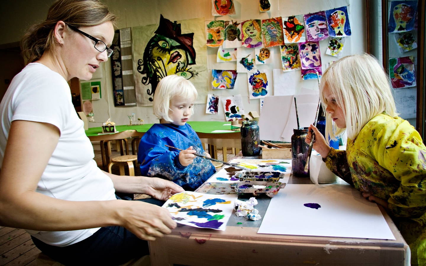 Louisiana museum - kids make their own art